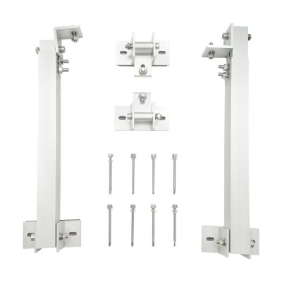 Set 2 picioare unghi reglabil 15-35 grade montaj panouri solare fotovoltaice, sistem A 20mm foto