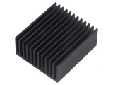 Radiator Negru cu Aripioare 50x45x22mm