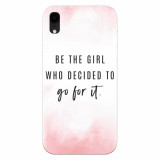 Husa silicon pentru Apple Iphone XR, Quotes Pink