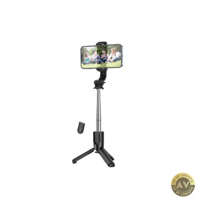 Selfie Stick Bluetooth HOCO K17 Universal Negru foto