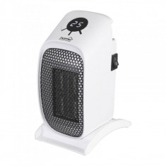 Radiator ceramic cu termostat, 400W , portabil, ecran LCD foto