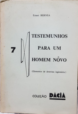 ERNEST BERNEA TESTEMUNHOS PARA UM HOMEM NOVO 1970 RIO DE JANEIRO LEGIONAR GARDA foto