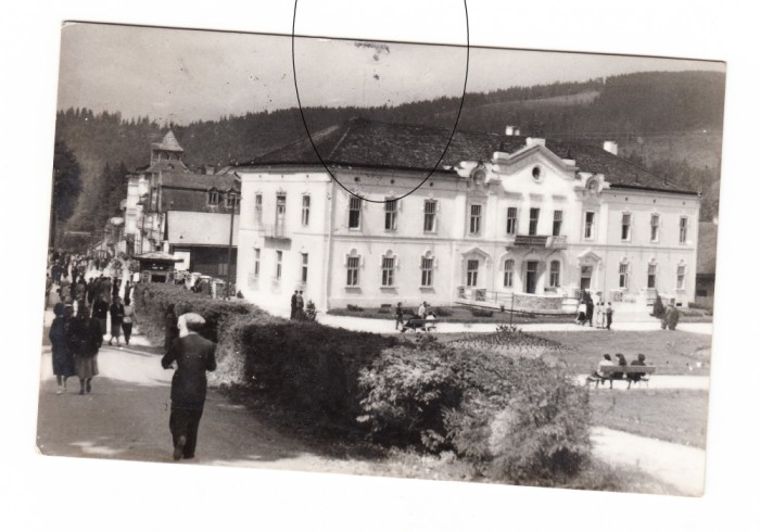 CP Borsec - Vedere, RPR, circulata 1960, animata, stare buna