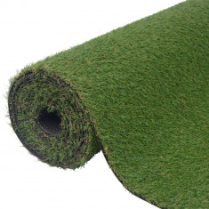 vidaXL Gazon artificial, verde, 1x5 m/20 mm