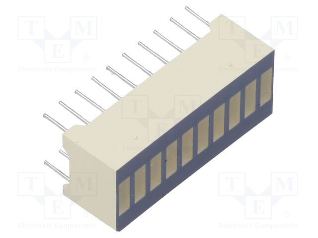 Afişaj LED riglă verde/roşie 25,4x10,16mm KINGBRIGHT
