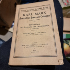 Karl Marx - Devant les Jures de Cologne