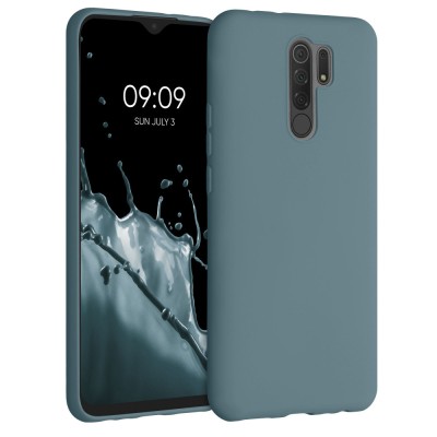 Husa pentru Xiaomi Redmi 9, Silicon, Verde, 52766.207, kwmobile foto