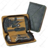 Trusa manichiura 10 piese din inox, 16&times;10 CM