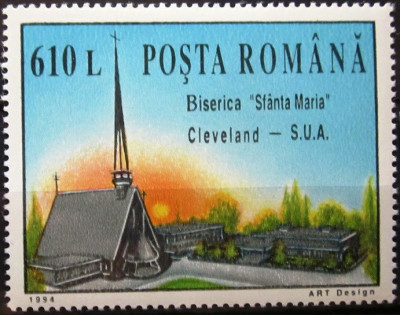 B0333 - Romania 1994 - Religie 1v.neuzat,perfecta stare foto