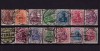 ✅ (S40) Germania Reich 1920 &quot;Germania VIII &quot; serie completa Michel 140/153 , Michel cota 35 Euro , stampilata, Stampilat