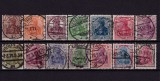 ✅ (S40) Germania Reich 1920 &quot;Germania VIII &quot; serie completa Michel 140/153 , Michel cota 35 Euro , stampilata