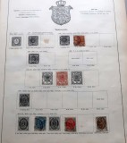 Lot 5 timbre clasice Danemarca 1853&ndash;1878 &ndash; Skilling, ștampilate -A42