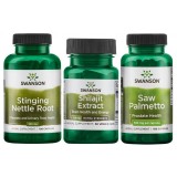 Tratament Eficient Prostata Prostatita cu Saw Palmetto - Stinging Nettle Root - Shilajit Mumio 1 set Swanson