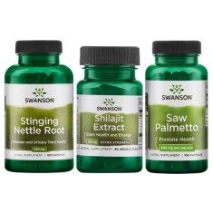 Tratament Eficient Prostata Prostatita cu Saw Palmetto - Stinging Nettle Root - Shilajit Mumio 1 set Swanson foto
