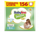 Cumpara ieftin Scutece bebelusi Babylino Sensitive Marimea 1, Nou-nascuti (2-5 kg), 156 buc - RESIGILAT