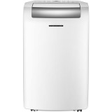 Aparat de aer conditionat portabil HPAC-12WH, 11600 BTU, Clasa A/A+, functie incalzire, display led, timer, dezumidificare, kit instalare inclus, alb, Heinner