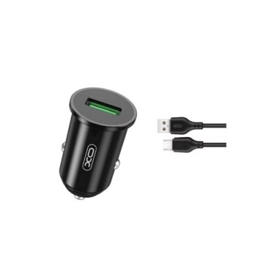 Incarcator auto Quick charge QC3.0 18W + cablu Micro USB Cod:XO-TZ12B Automotive TrustedCars foto