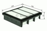 Filtru aer MITSUBISHI PAJERO PININ (H6_W, H7_W) (1999 - 2007) BOSCH 1 457 433 968