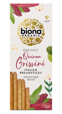 Grisine cu Quinoa si Ulei de Masline Eco 125 grame Biona foto