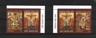 ROMANIA 2024 - SFINTELE PASTI, VINIETA, MNH - LP 2460 foto