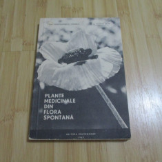 CONSTANTINESCU CORNELIU--PLANTE MEDICINALE DIN FLORA SPONTANA - 1967