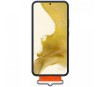 Galaxy S22 Plus; Silicone Cover with Strap; Navy &quot;EF-GS906TNEGWW&quot;, Albastru, Silicon, Samsung