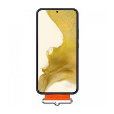 Galaxy S22 Plus; Silicone Cover with Strap; Navy &quot;EF-GS906TNEGWW&quot;
