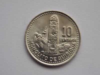 10 CENTAVOS 1990 GUATEMALA-AUNC foto