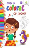 Carte de colorat cu jocuri