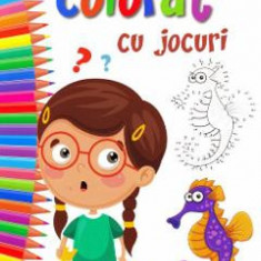 Carte de colorat cu jocuri