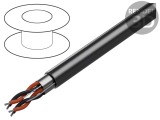 Cablu ecranat 2x2x18AWG folie Al-PET PVC 300V 152m