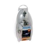 Set Becuri Auto Rezerva Philips H4 12V Halogen, Iluminare Fiabila, Siguranta Rutiera
