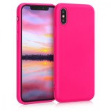 Husa pentru Apple iPhone X / iPhone XS, Silicon, Roz, 49982.77, Carcasa, Kwmobile