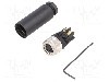 Conector M8, 4 pini, clasa etanseitate IP67, WEIDM&Uuml;LLER - 1803880000 SAIB-M8-4P