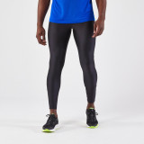 Colanți alergare Jogging KIPRUN Run 100 Negru Bărbați