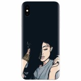Husa silicon pentru Apple Iphone X, Simple Girl