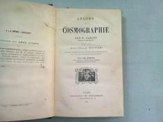 LECONS DE COSMOGRAPHIE - H. GARCET foto
