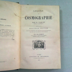 LECONS DE COSMOGRAPHIE - H. GARCET