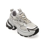 Pantofi sport GRYXX argintii, 1199, din material textil