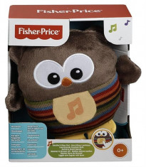 Jucarie Fisher Price Soothe And Glow Owl Brown foto