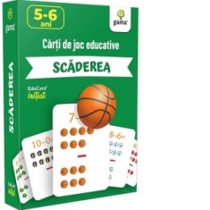 Carti de joc educative - Scaderea