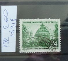 TS21 - Timbre serie DDR 1952 Mi318