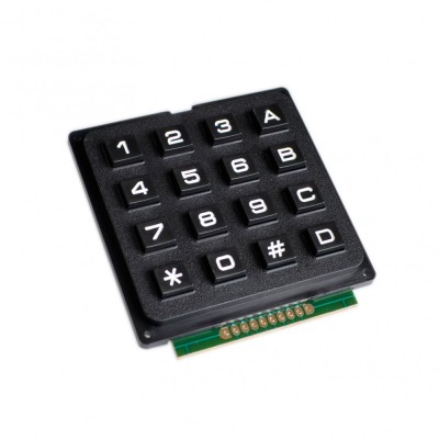 Tastatura taste in matrice 4x4 / 16 butoane matrix array keypad Arduino (t.179) foto