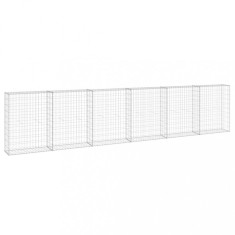 Perete gabion cu capace, 300 x 30 x 100 cm, otel galvanizat