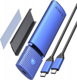 Adaptor pentru carcasă SSD ORICO M.2 NVMe &amp; SATA fără instrumente, USB C 3.2 Gen