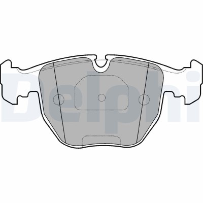 DELPHI LP1003 set placute frana,frana disc foto