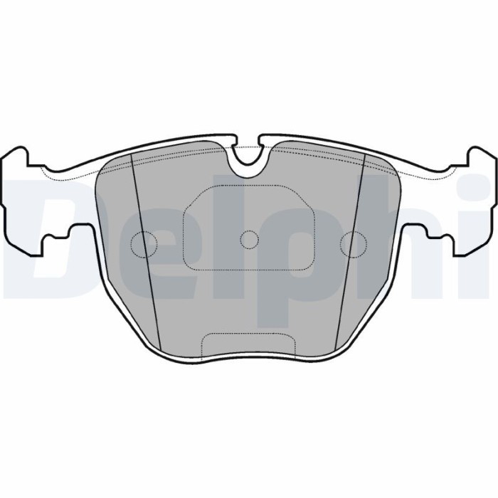 DELPHI LP1003 set placute frana,frana disc
