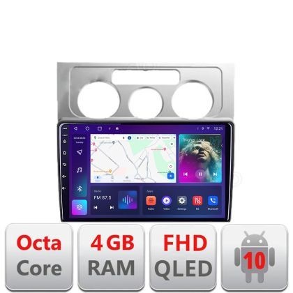 Navigatie VW Touran 2003-2010 B-TOURAN1 Android Ecran QLED octa core 4+64 carplay android auto KIT-TOURAN1+EDT-E310V3 CarStore Technology