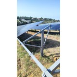 Sistem complet de montaj pe sol batut pentru 20 panouri fotovoltaice 11 kW
