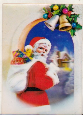 bnk cp Carte postala 3D - Felicitare Craciun - Japonia Wonder Co SSP-409 foto